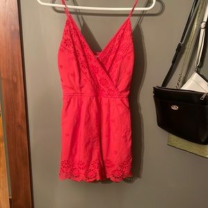 Cute red romper